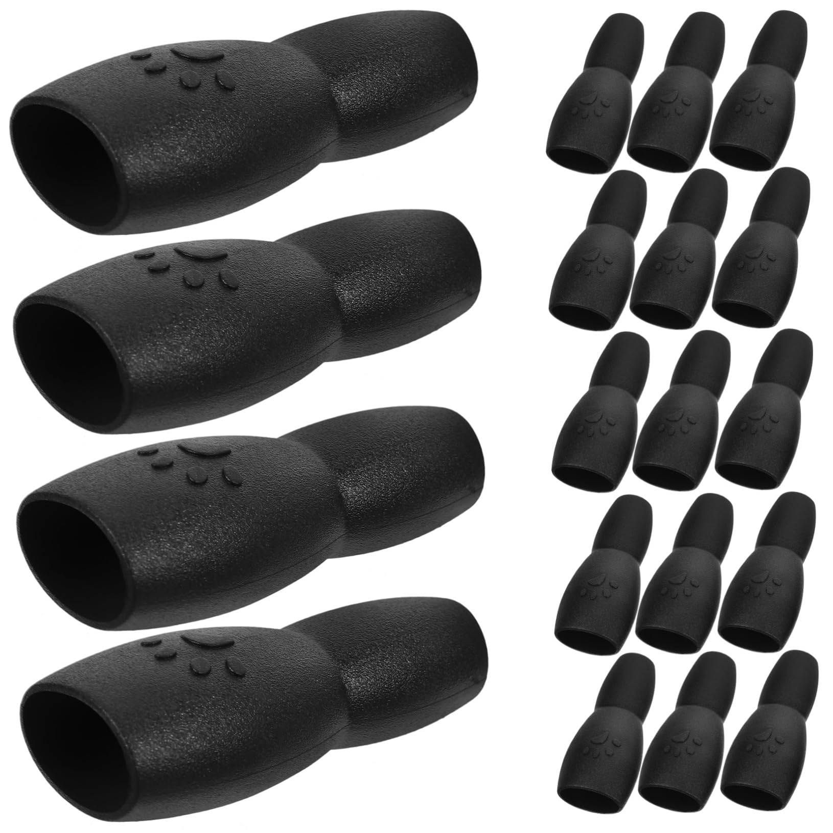 Boucles multifonctions de haute qualité en plastique noir pour harnais et laisses de chiot