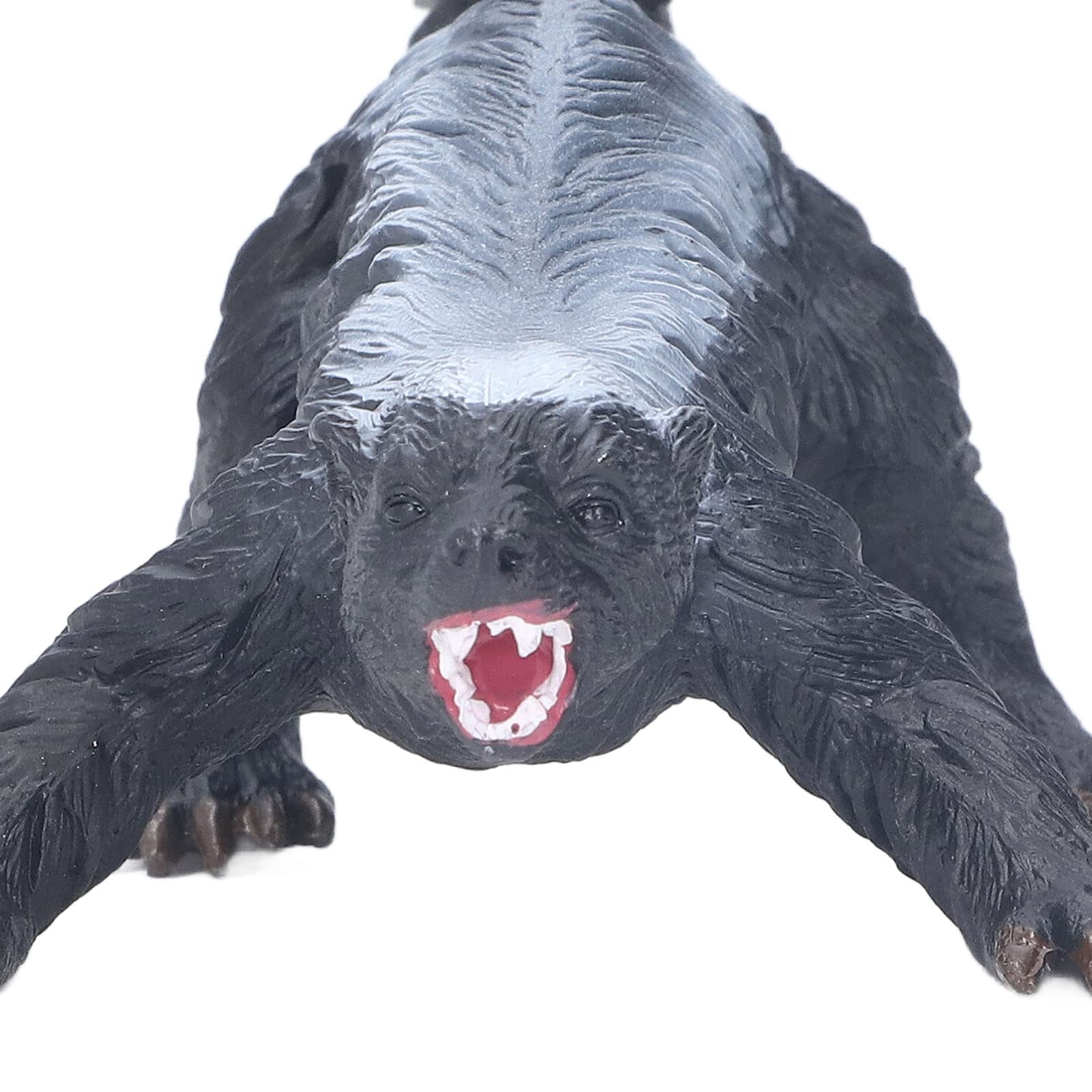 Lot de 3 figurines d'animaux Ratel, en plastique, de 4 à 6 ans, haute simulation, texture fine, sans danger avec des sources éducatives, des collections et des accessoires, Default