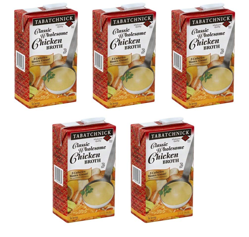 Tabatchnick Classic Wholesome Chicken Broth, 32 oz (Pack of 6)