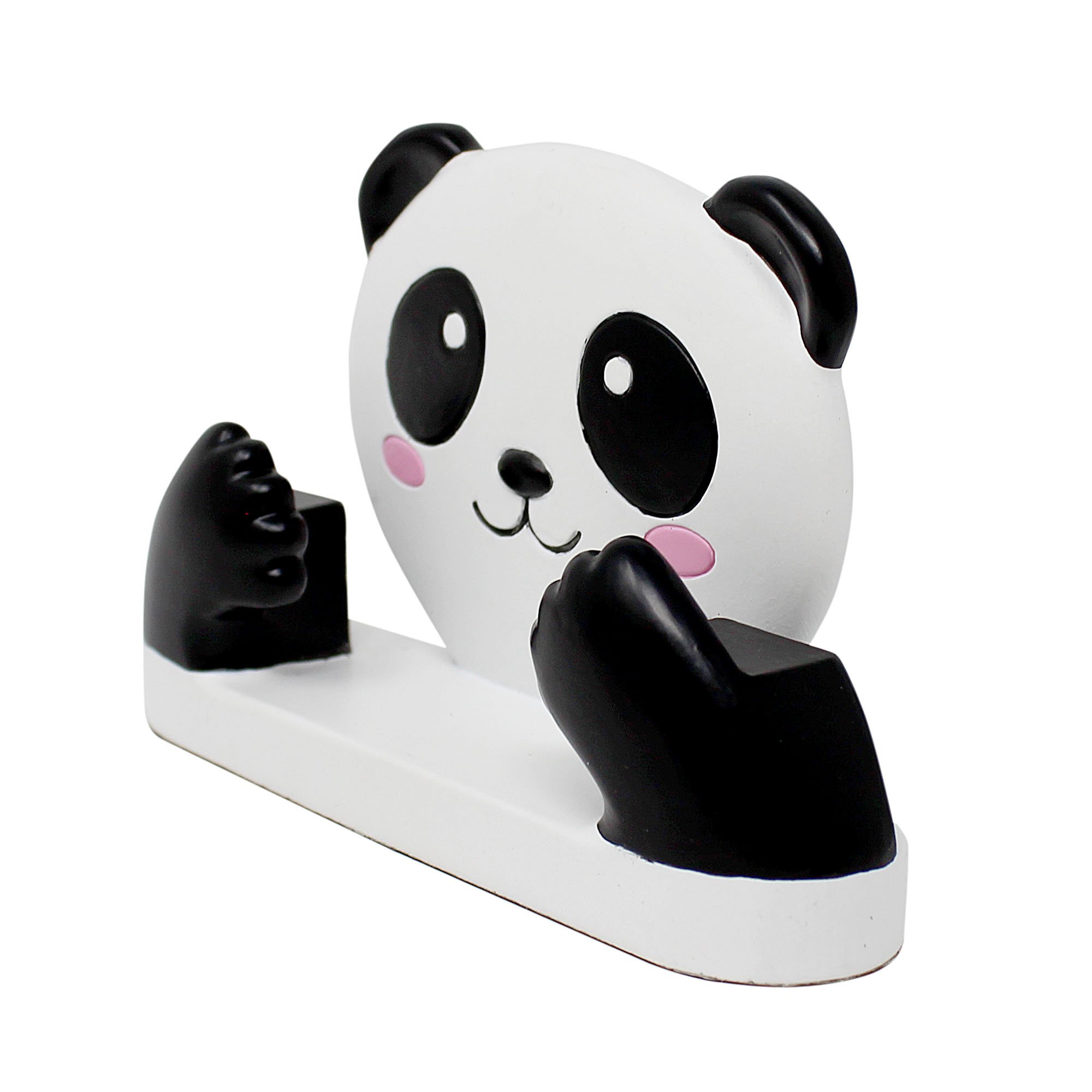 JewelryNanny - Soporte de gafas para niños y mujeres, para adultos, con seguridad para niños, gafas de lectura para adultos, como organizador para escritorio, mesita de noche - Panda