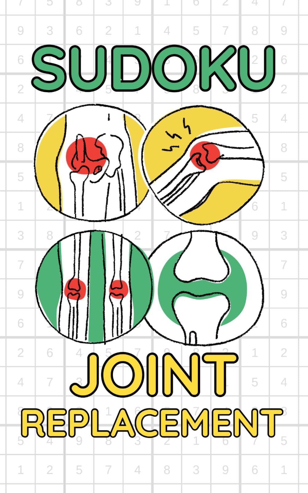 Sudoku for Joint Replacement Recovery – Puzzles for Hip, Knee, or Shoulder Surgery Patients | Relaxing Post-Op Activity and Thoughtful Gift for Seniors and Adults