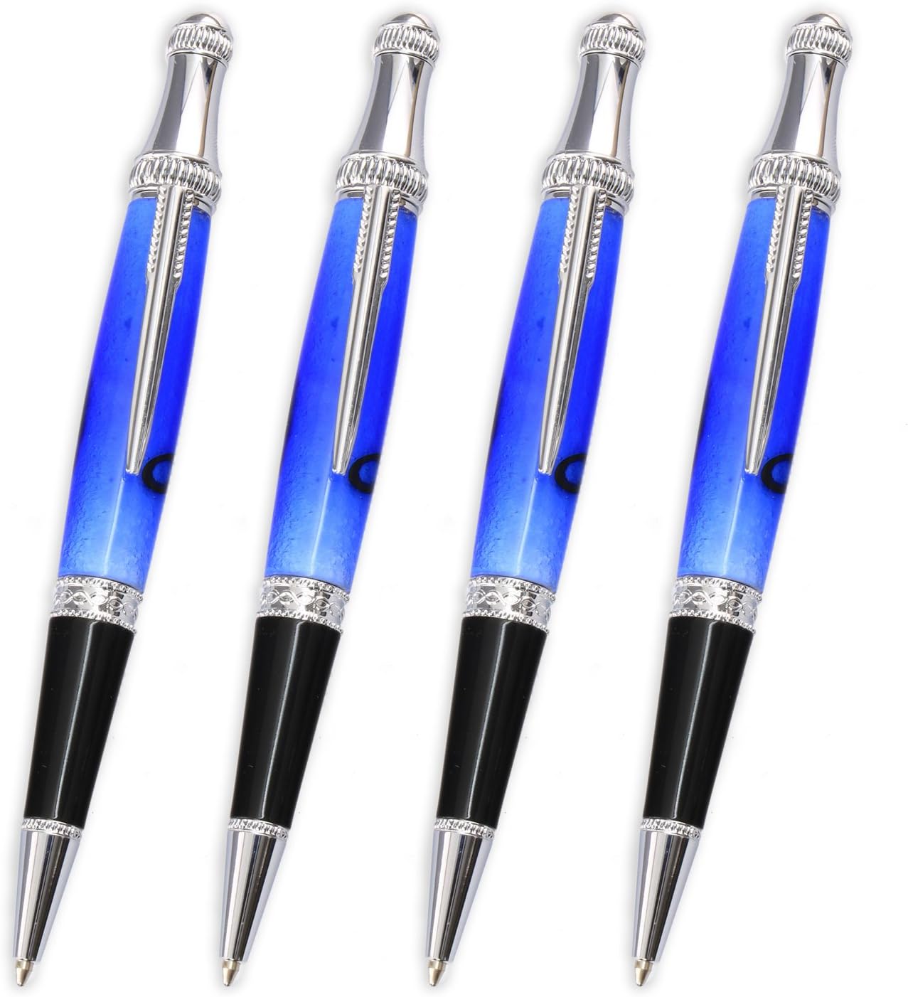 Legacy Woodturning, Grand Master Pen Kit - Chrome, 4 Pack