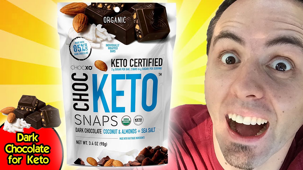 Watch BEST DARK CHOCOLATE FOR KETO? | ChocXO ChocKeto Snaps Taste