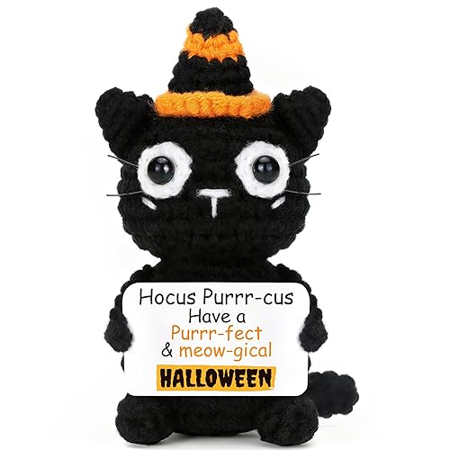 Small Halloween Decor Gifts for Women Men Friends Coworker, Positive