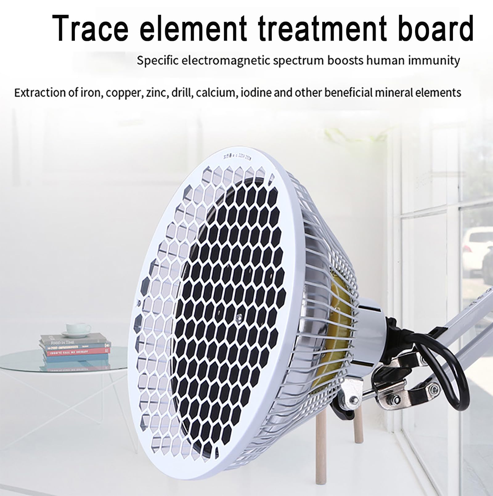 Lámpara Calefactora TDP, Luz De Terapia De Calentamiento Con Masaje Infrarrojo De 250 W Con Brazo Flexible, Ajuste De 0 a 60 Minutos, Alivio Rápido Del Dolor Para La Belleza, Termoterapia Muscular