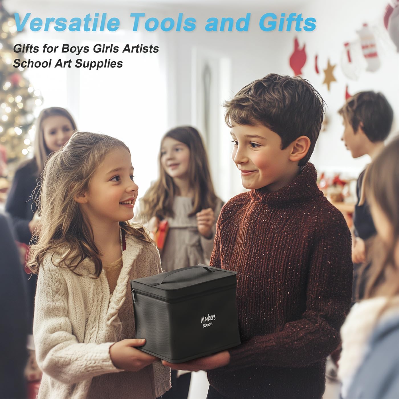 アルコールマーカーセット 80色 デュアルチップ パーマネントアートマーカーセット 子供用 塗り絵用品 スケッチ描画マーカー 大人向