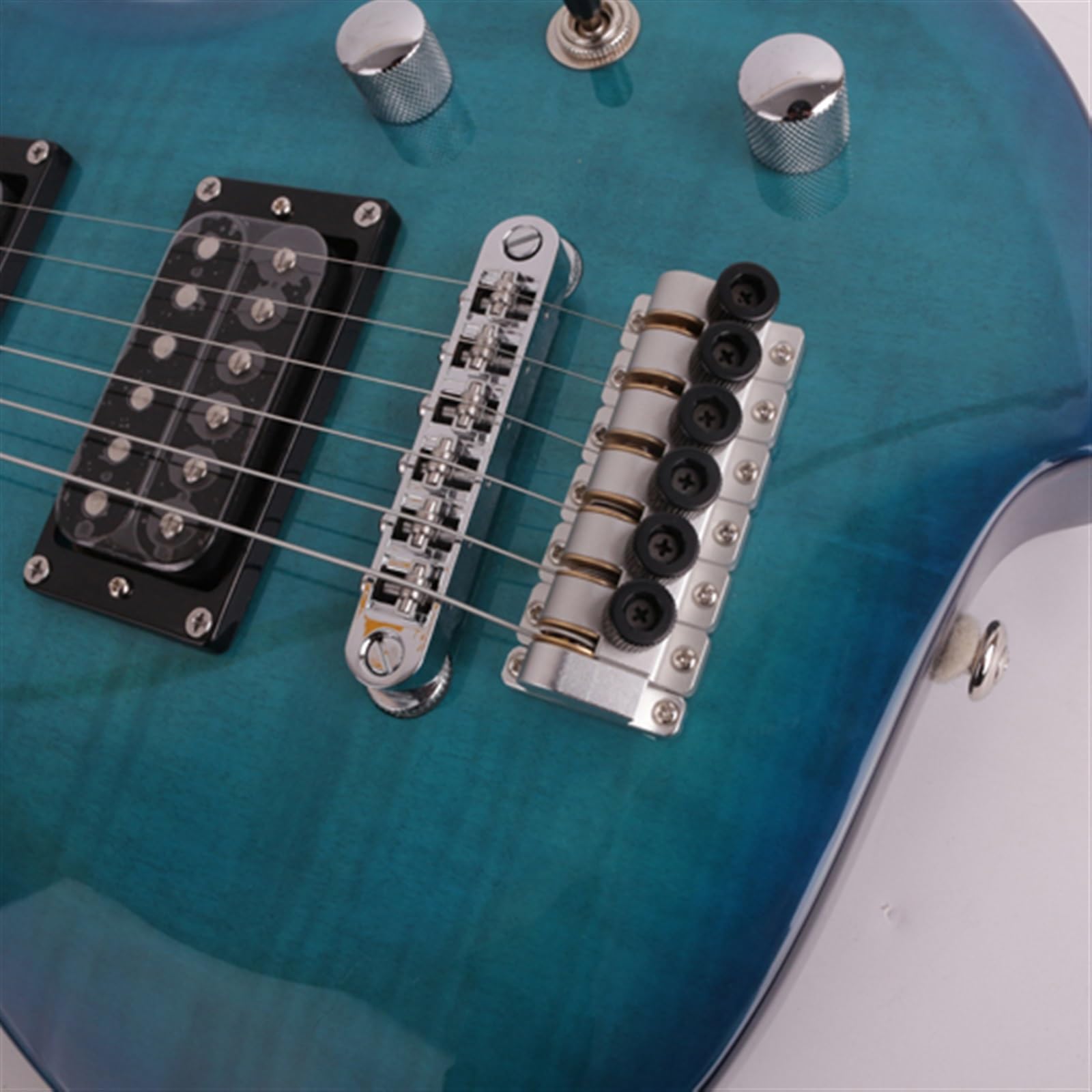 Mahoń Z Klonem Płomienistym Top Body Klonowa Podstrunnica Bezgłowa Podróżna Przenośna Gitara Elektryczna Początkujący Bezgłowy Gitara Elektryczna