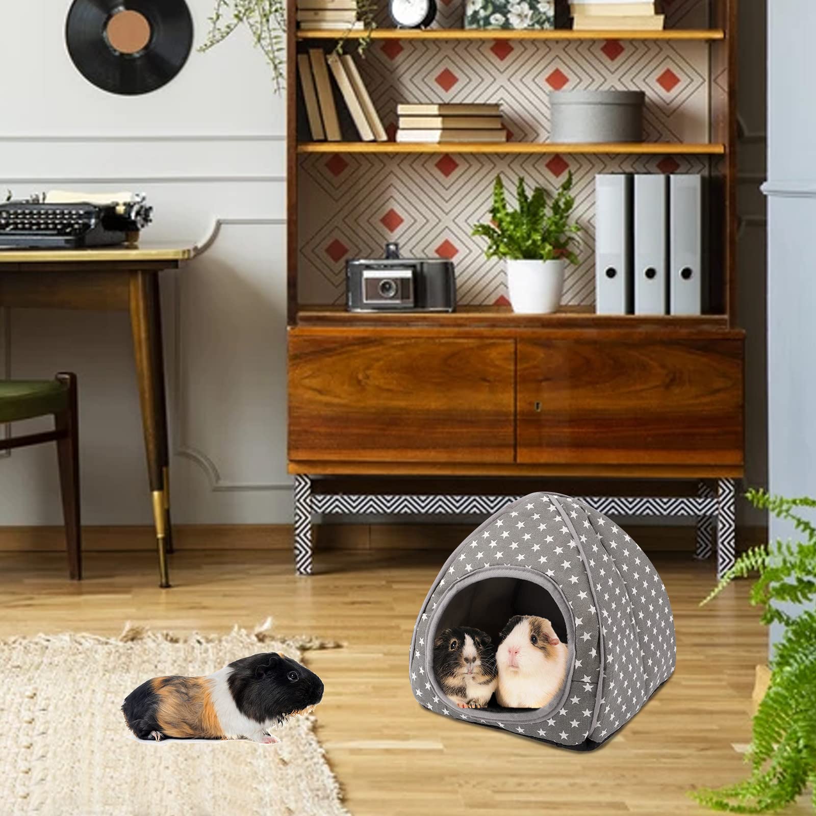 Casetta Invernale Per Animali Domestici - Letto Caldo Per Criceti, Porcellini D'India E Piccoli Animali