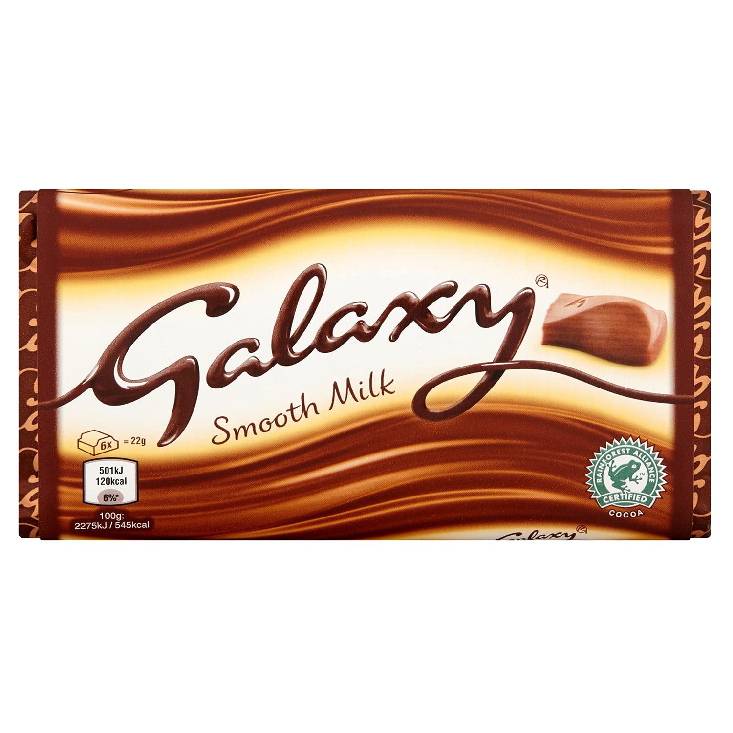 Smooth Milk Chocolate Bar, (Pack of 24 x 110 g), 2.64 g