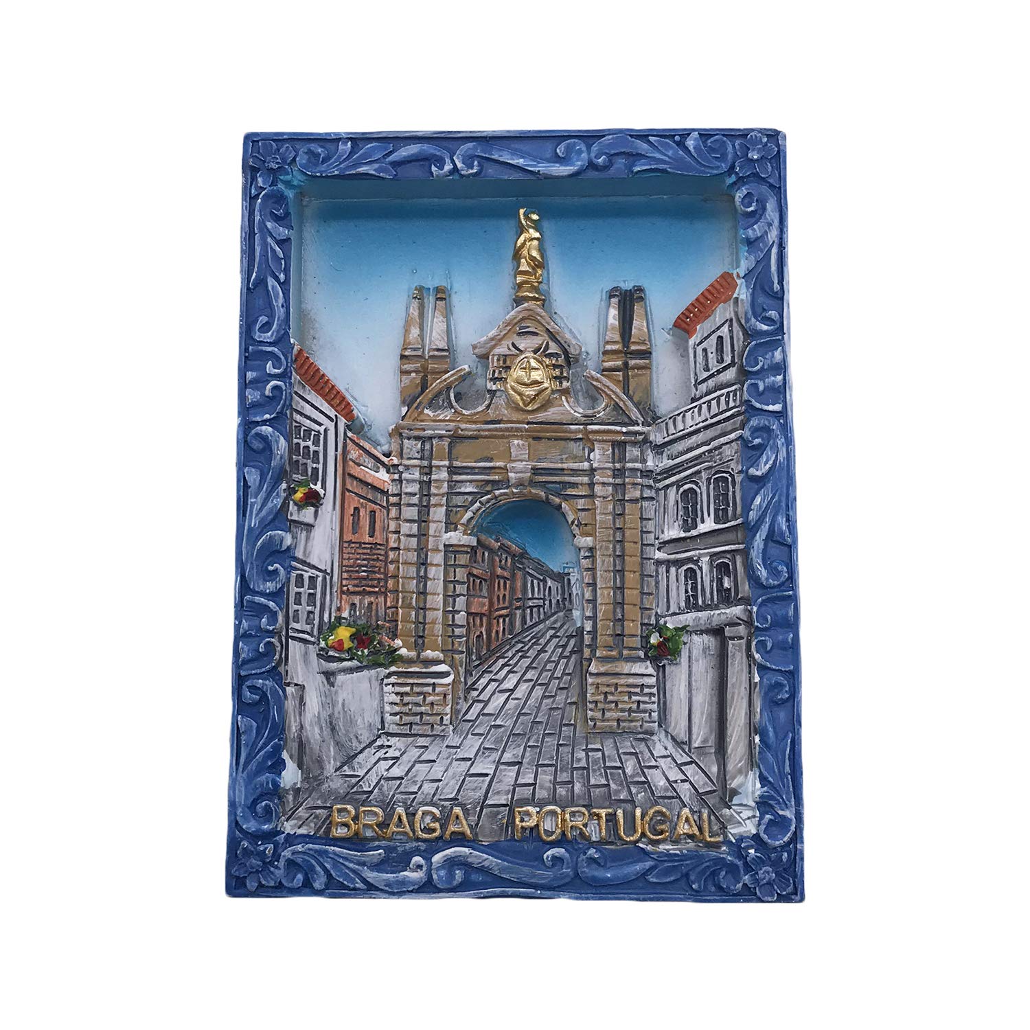 Wedarego Braga Portugal 3D Refrigerator Magnet Tourist Souvenirs Resin Magnetic Stickers Fridge Magnet Home & Kitchen Decoration From China