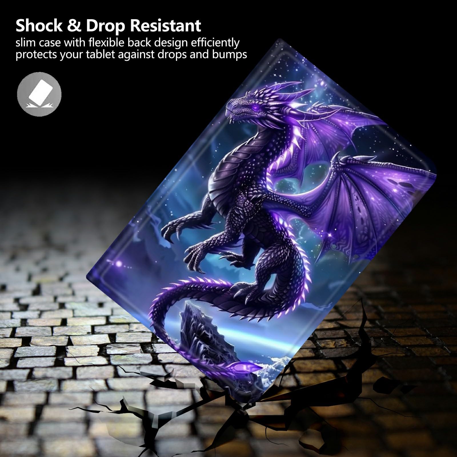 BONAEVER Case For Amazon Fire 7 12th Gen 2022 Release With Kickstand