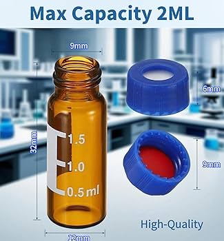 Kikapa 2l Autosapler Vials Pack Of 100 Hplc Vials 9 | Desertcart INDIA