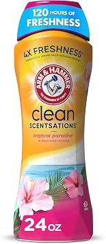 ARM & HAMMER Clean Scentsations Laundry Scent Booster, Tropical, 24 Oz