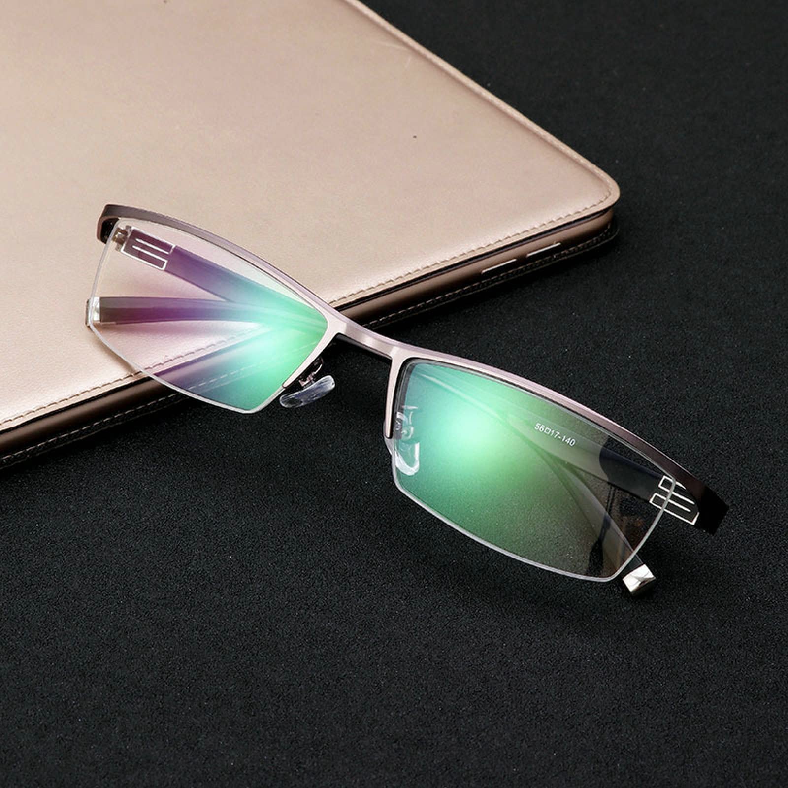 mincl/Sun Photochromic Reading Men adjustable vision With Multifocal Progressive glasses lentes (gray, SPH 0 ADD+250)