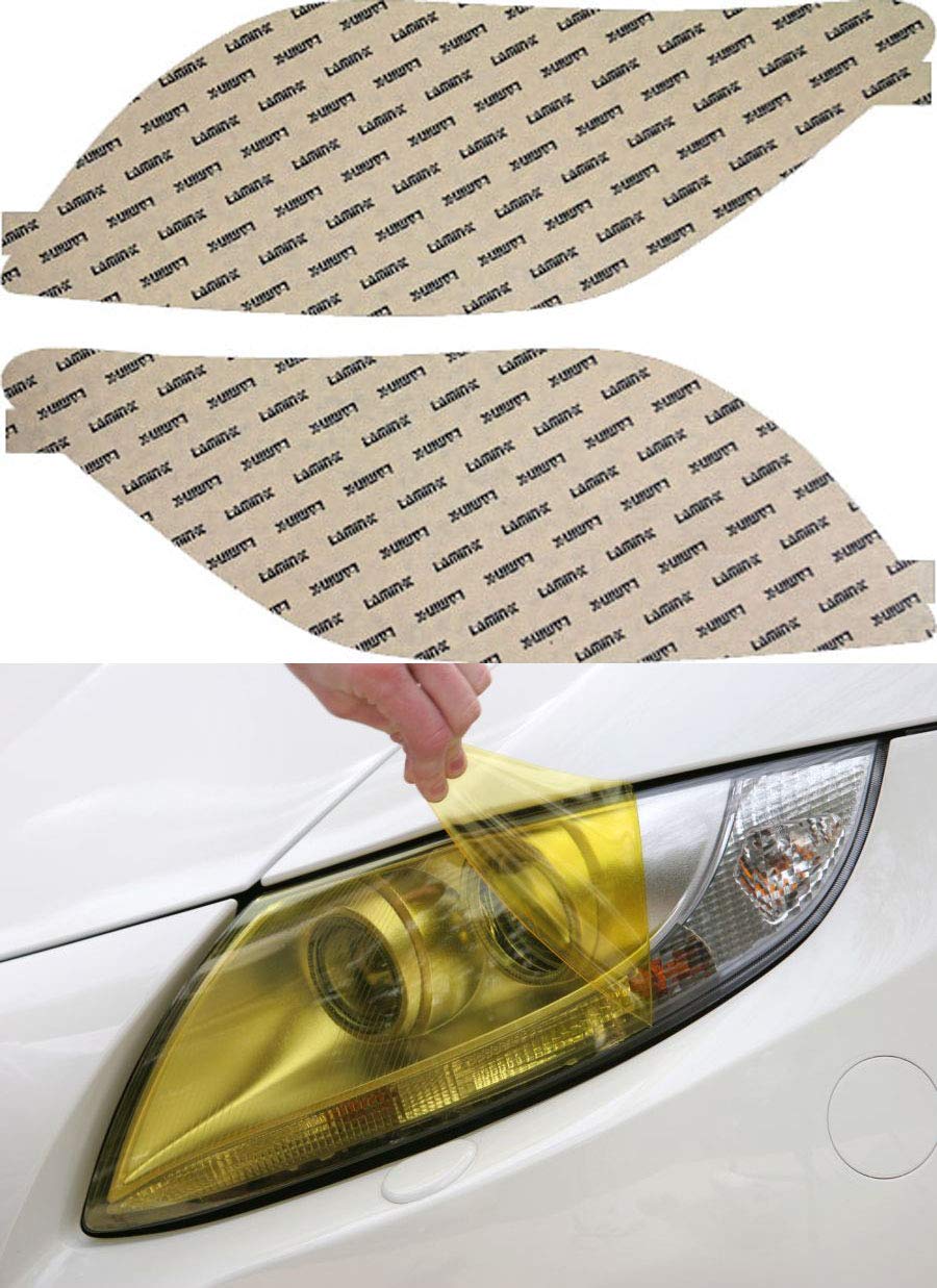 Lamin-x Custom Fit Yellow Headlight Covers for Scion tC (05-07)