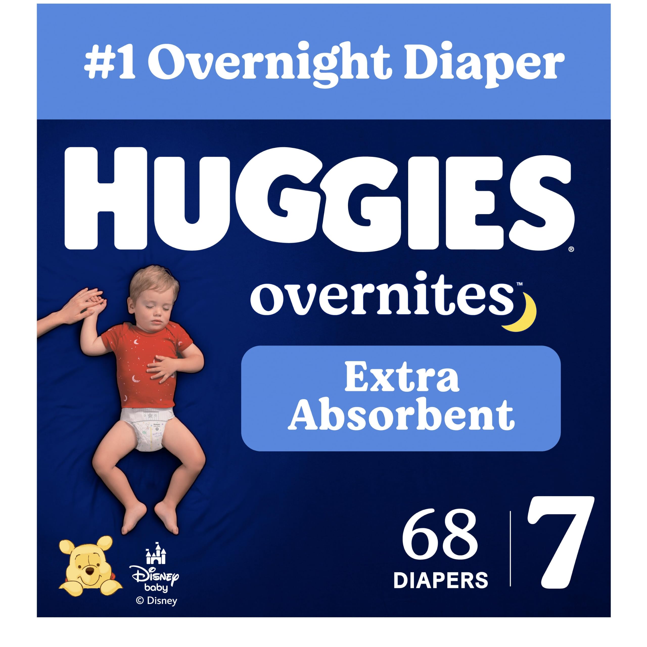 Huggies Overnites Diapers Size 7