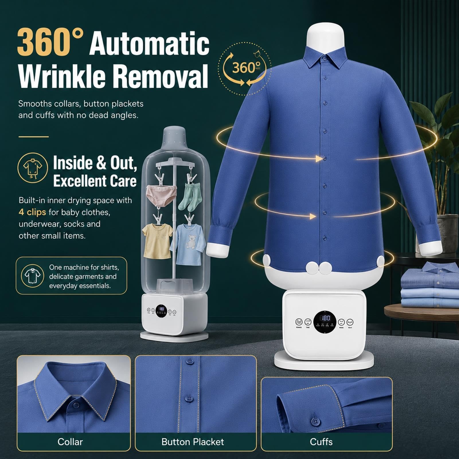 Hemdenbügler Automatisch,Bügelmaschine Humanoid