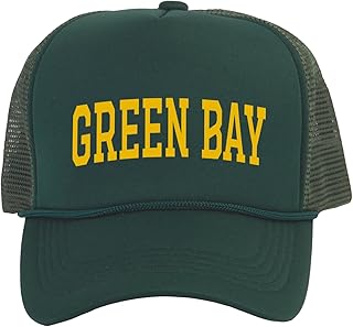 TOP HEADWEAR Men's City Name Trucker Hat - Snapback Mesh Sports Cap