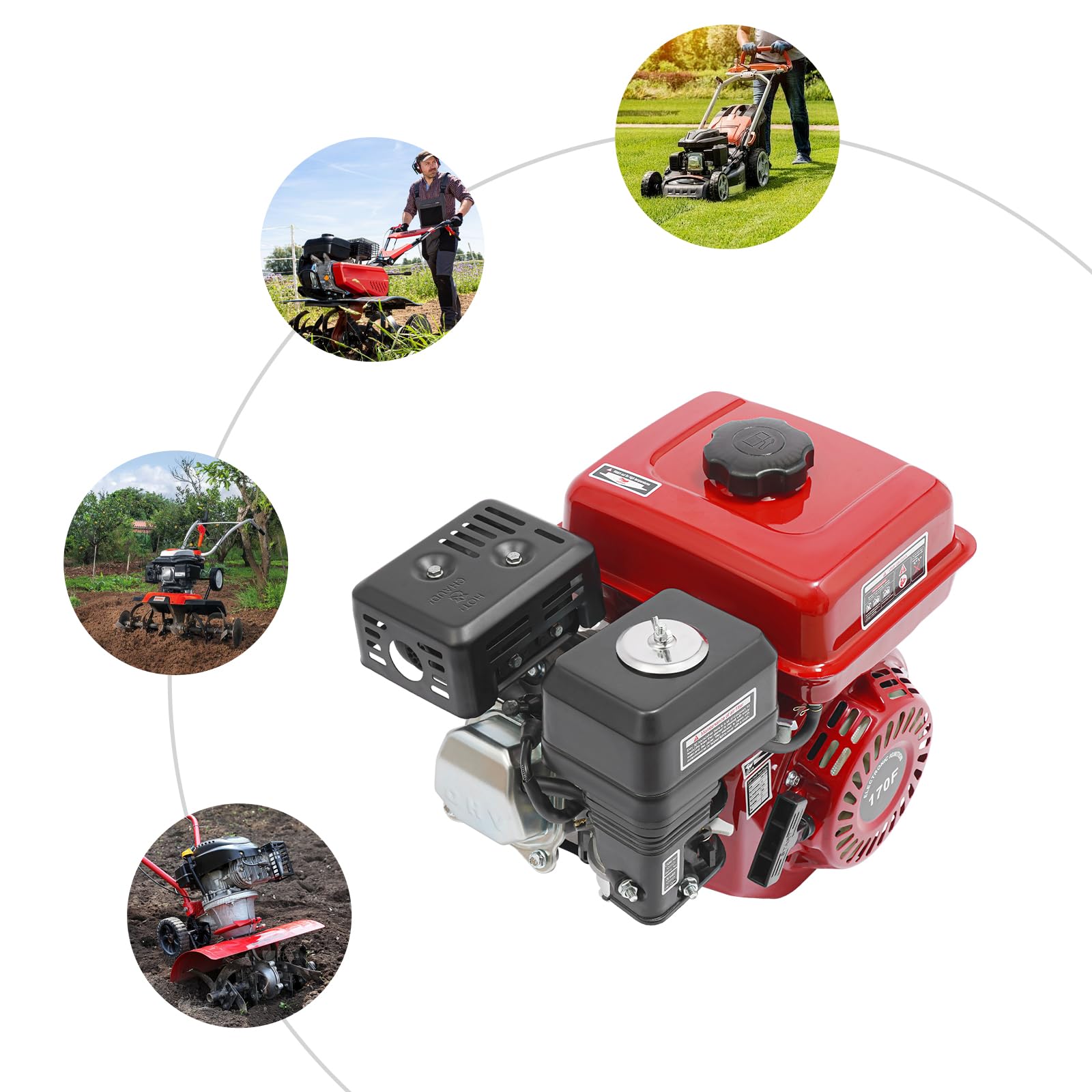 Motore a benzina a 4 tempi, generatore di corrente da 7,5 CV, motore da 250 cc, motore Go Kart per generatore, pompa dell'acqua e tosaerba