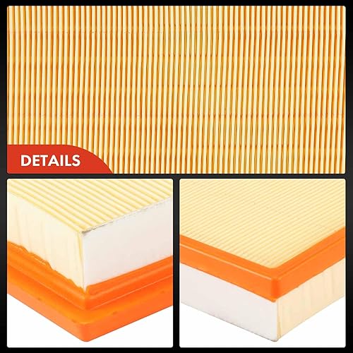 Miniatura 8 de A-Premium Filtro de aire de motor de 2 piezas compatible con Mazda 626 1998 1999 2000 2001 2002, 2.0L 2.5L, repuesto # FSD713Z40