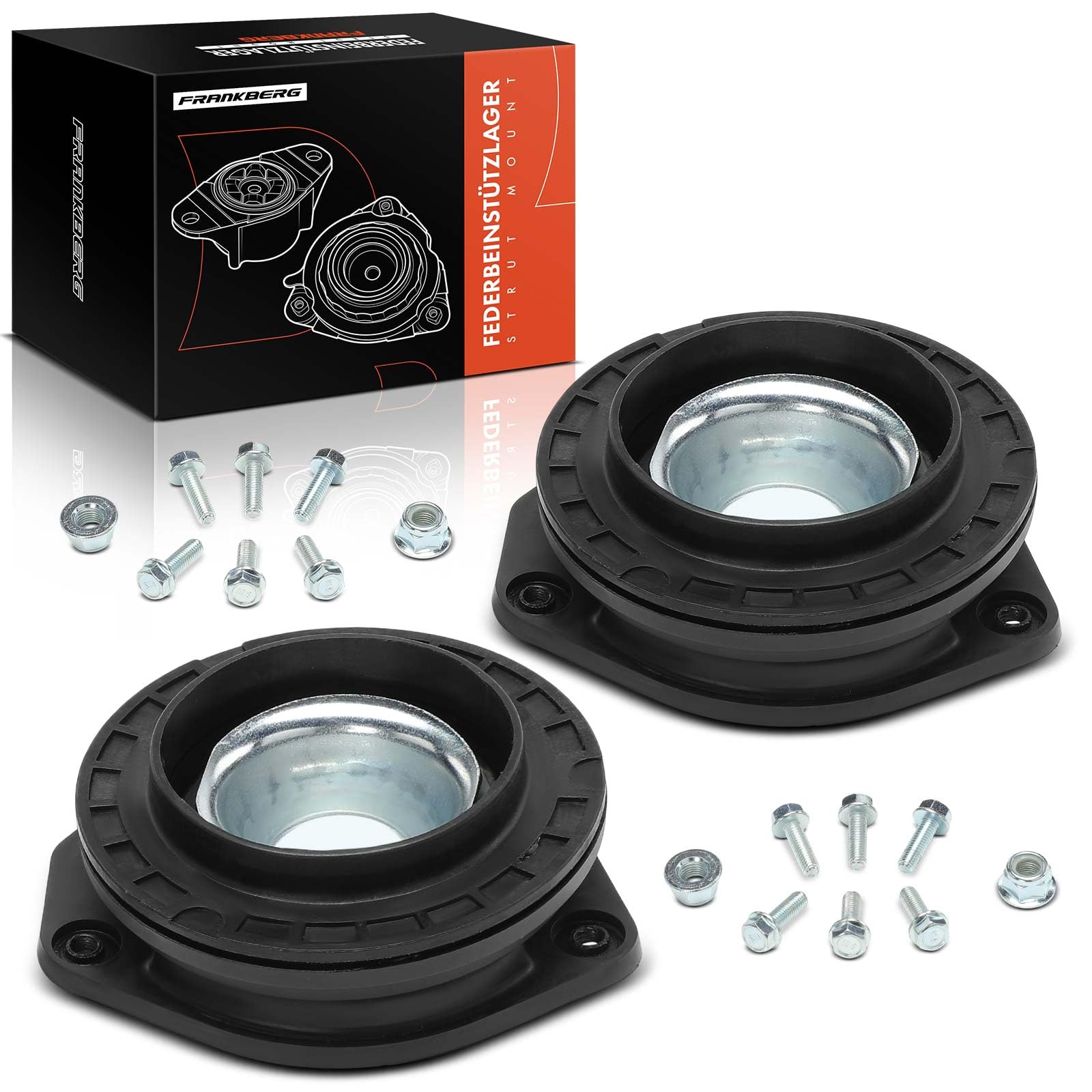 Frankberg 2 supports d'amortisseur avant gauchedroit A4153230220 | Compatible avec: Bus NV250 X61, K.a.n.g.o.o/Grand K.a.n.g.o.o KW0/1, Fourgonnette/monospace Citan W415