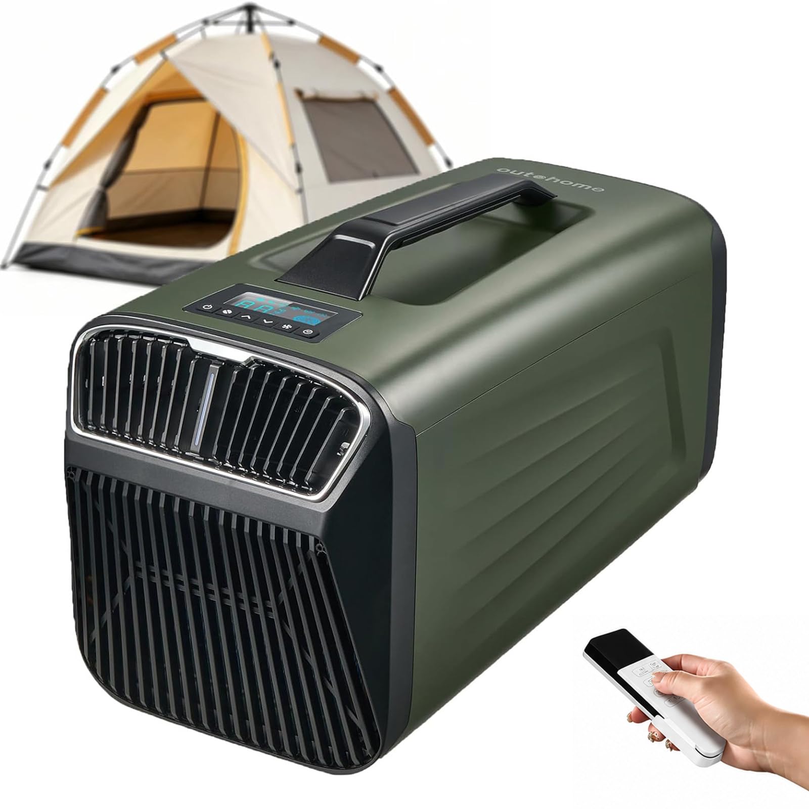 WIANQIAN Portable AC Unit 5000 BTU for Small Rooms 4000BTU-Green