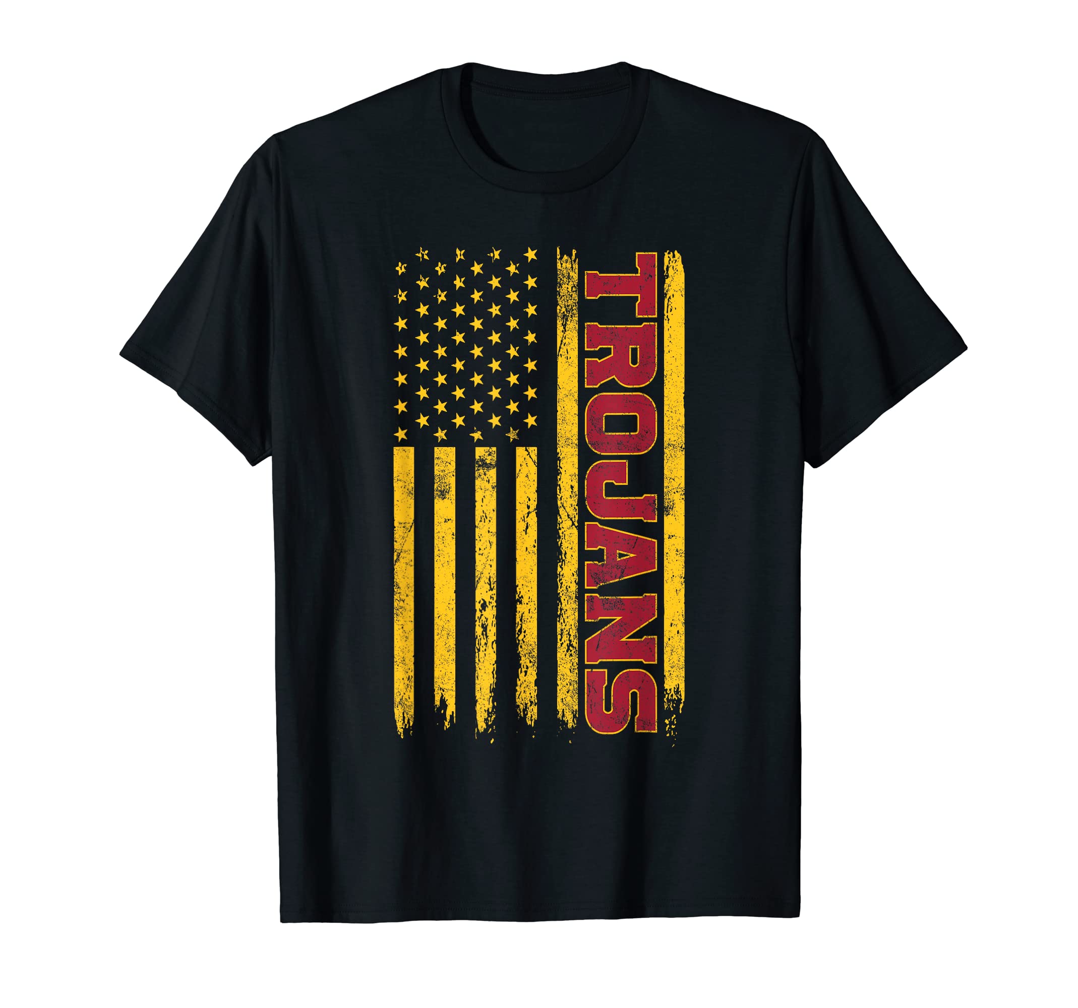 USC University of Southern California American Flag Trojans T-Shirt