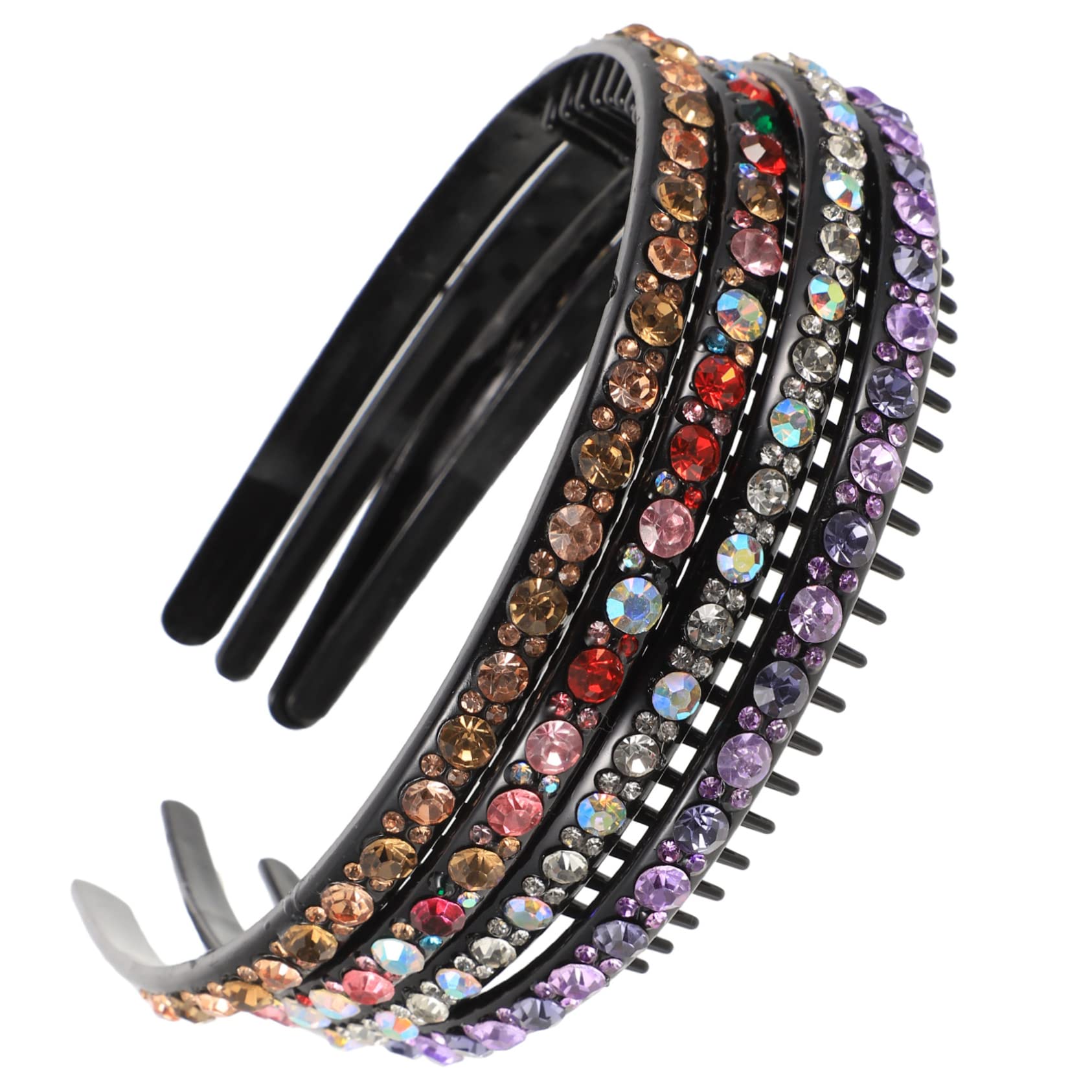 POPETPOP Conveniente 16 Piezas diadema con de pedrería tapa de repuesto superior de perfume diademas cintas pelo tiara diadema banda para el cabello delicada portátil