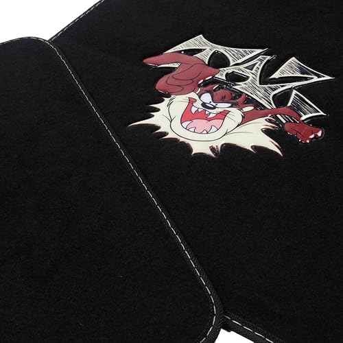 Miniatura 9 de BDK Warner Bros Looney Tunes Tazmanian Devil - Juego de 4 alfombrillas delanteras de 26 x 16.5 pulgadas, traseras de 14 x 16.5 pulgadas,