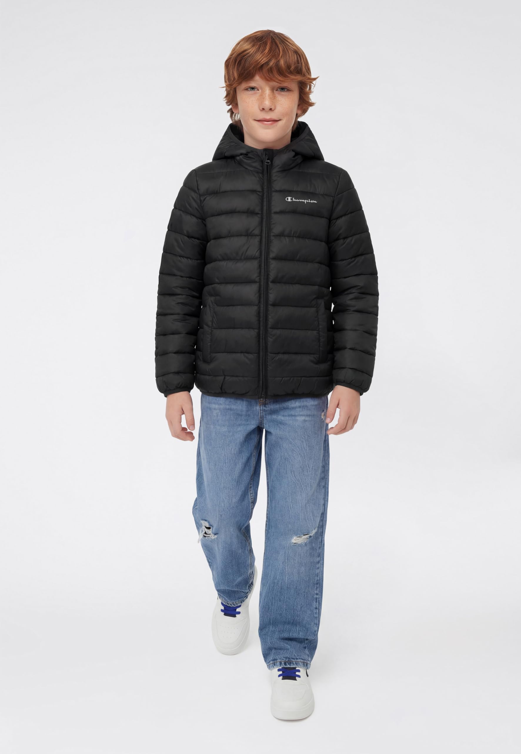 Champion Boys - Hooded Jacket Giacca con cappuccio Bambini e ragazzi