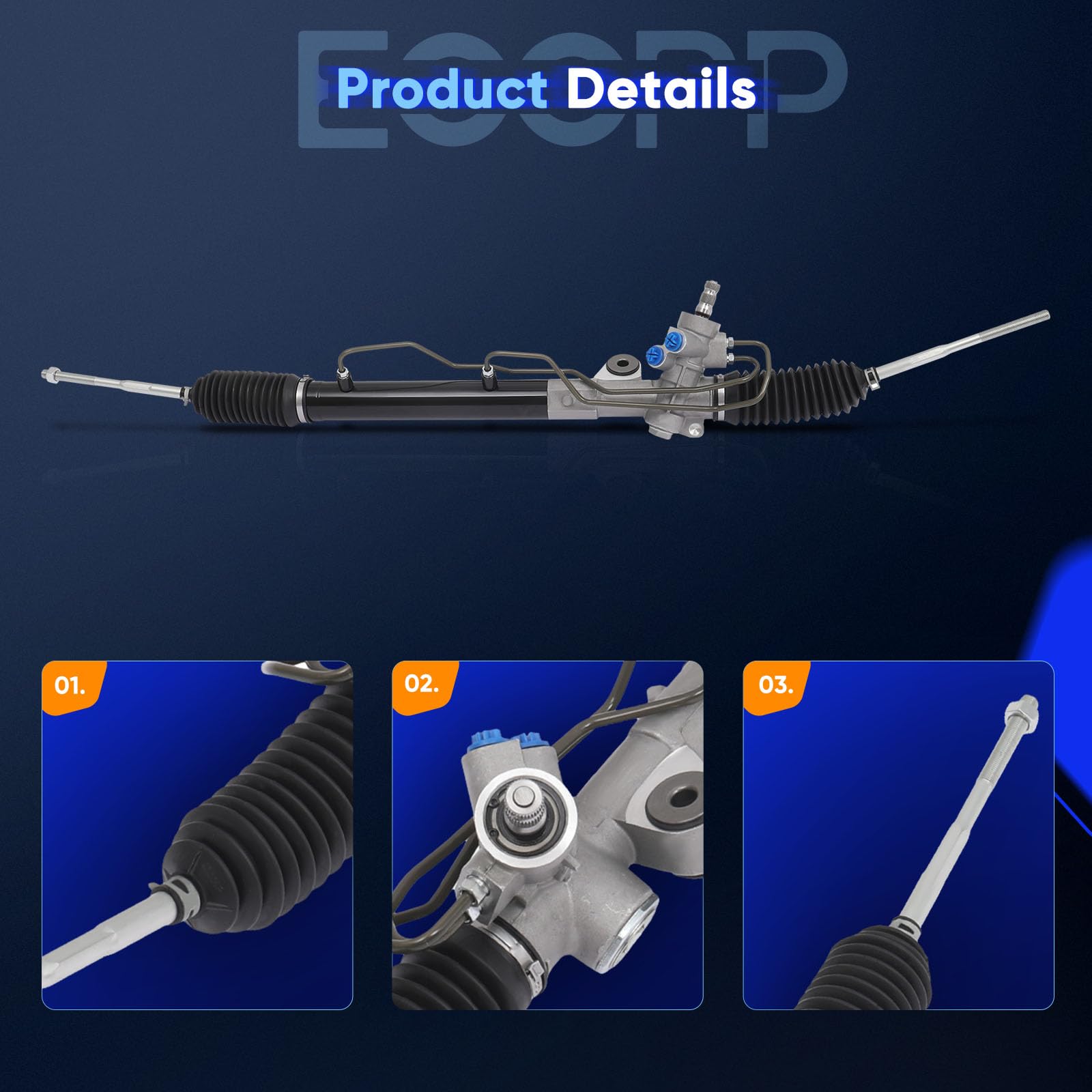Amazon.com: ECCPP Hydraulic Complete Power Steering Rack and