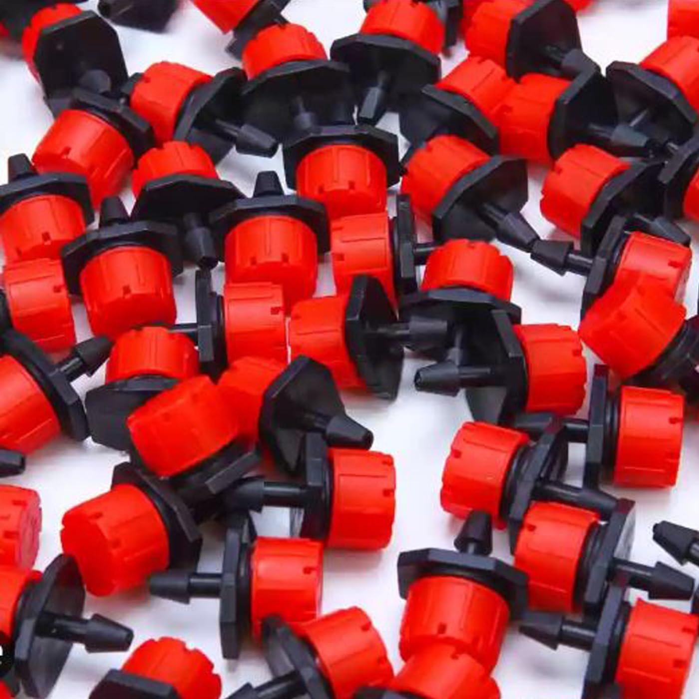 Garden Irrigation Misting Micro Flow Dripper Drip Head Hose 8 Hole Drip Irrigation System Parts Garden Watering Made In Greece 50pcs/100pcs/200pcs (50)