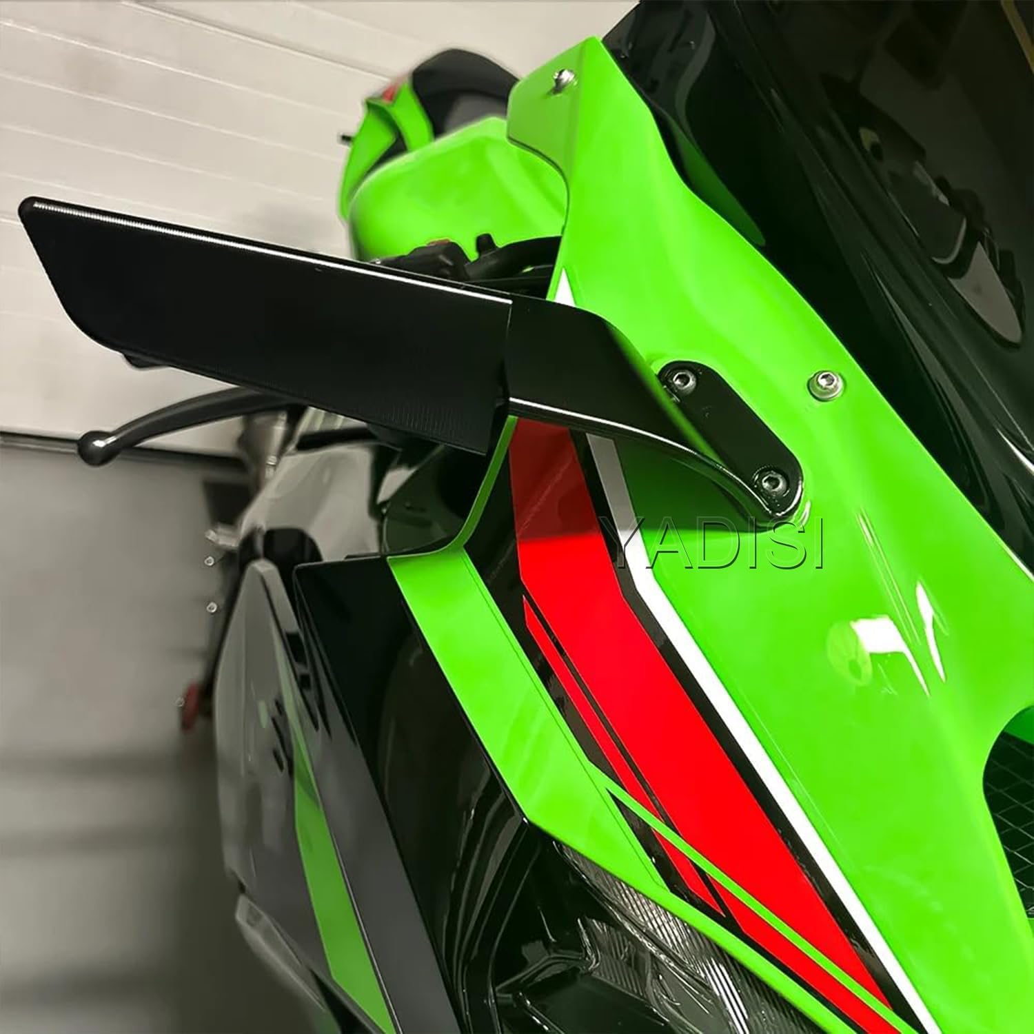 For Ninja ZX4R zx4r ZX4RR zx4rr ZX6R zx6r Ninja 636 Motorcycle Rear View MirrorsAdjustable invisible Mirror Compatible with