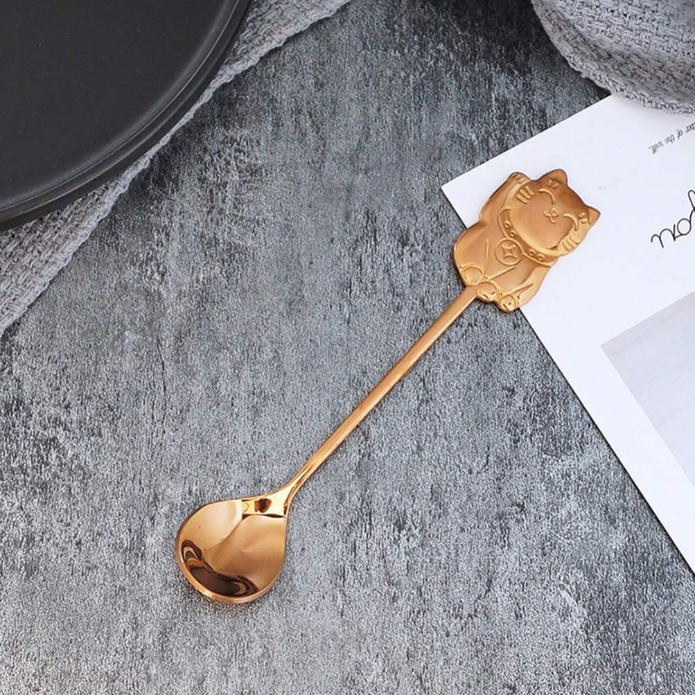 304 Creative Spoon Sugar Spoon Coffee Stirring Spoon Dessert Spoon Stainless Steel Spoon