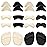 Geyoga 12 Pairs Heel Grips Liner Cushions Inserts for Loose Shoes Heel Pads Metatarsal Pads and Adjustable Toe Filler Inserts for Shoes Too Big Women Men Prevent Heel Pain Blisters(Elegant Style)