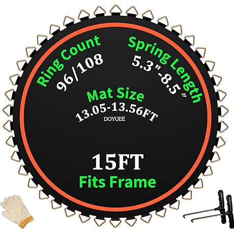 Trampoline Mat Replacement - Fits 15ft Outdoor Trampoline