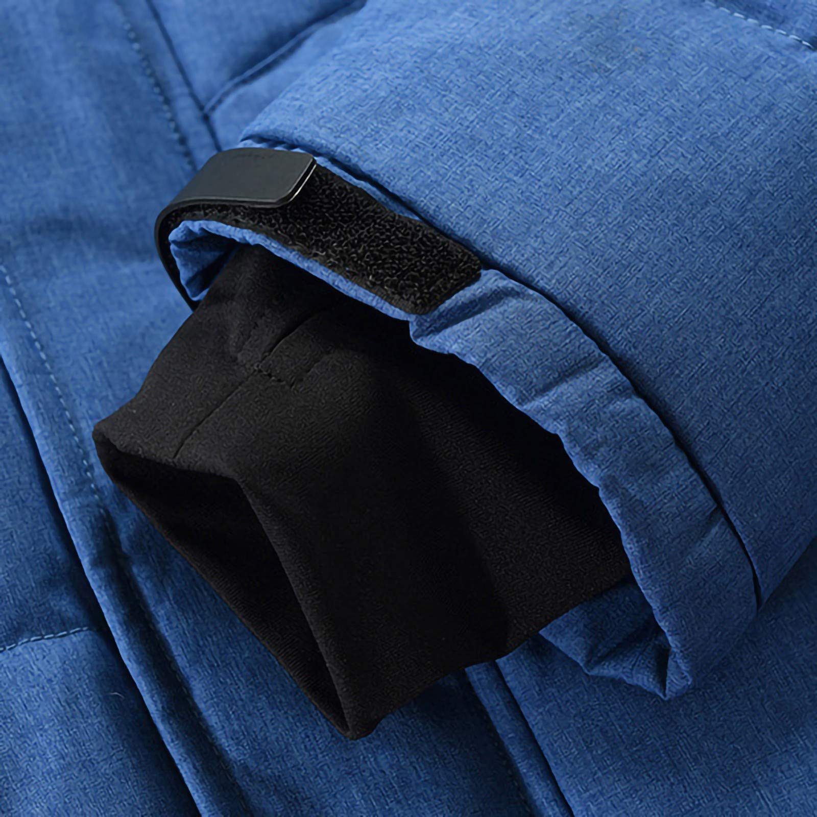 Hiver Nouveaux Hommes Doudoune À Capuche Courte Grande Taille Chaude Couleur Pure Veste De Jeunesse Veste Chaude Polyvalente Veste D'hiver Pour Temps Froid, Camping