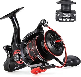 Sougayilang Carp Spinning Reel Carbon Fiber Drag for Fishing Action Bait Feeder Standard Fishing Reel Runner for Freshwater