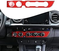 Vista 21 de Lcojicep Cubierta de panel de botón de aire acondicionado, accesorios de automóvil compatibles con Tacoma 2016-2020