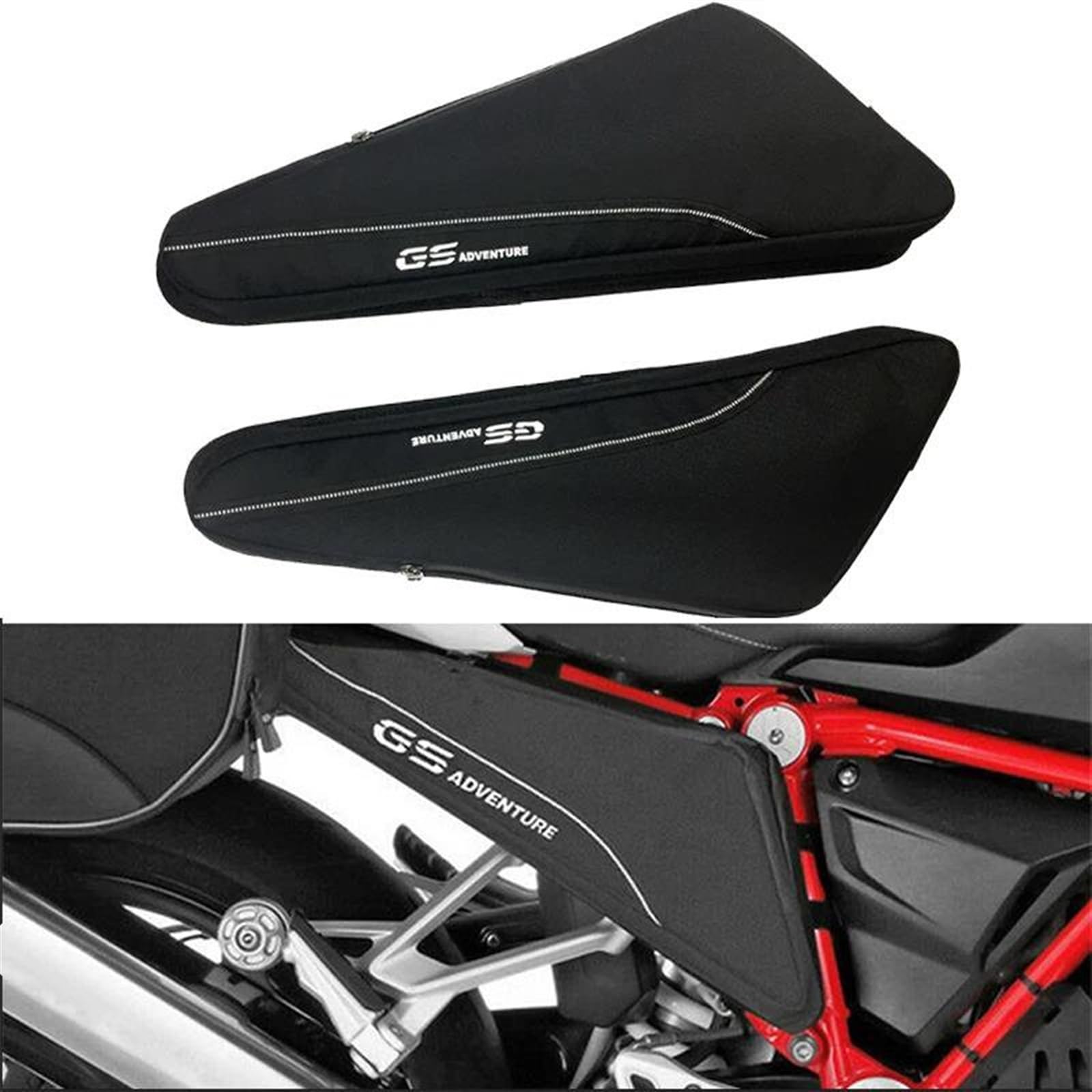 Sacs De Protection pour Cadre De Moto pour BMW R1250GS ADV Adventure R1250 R RS R 1250 GS Sacoche De Voyage pour Outils De Placement(Noir 2)