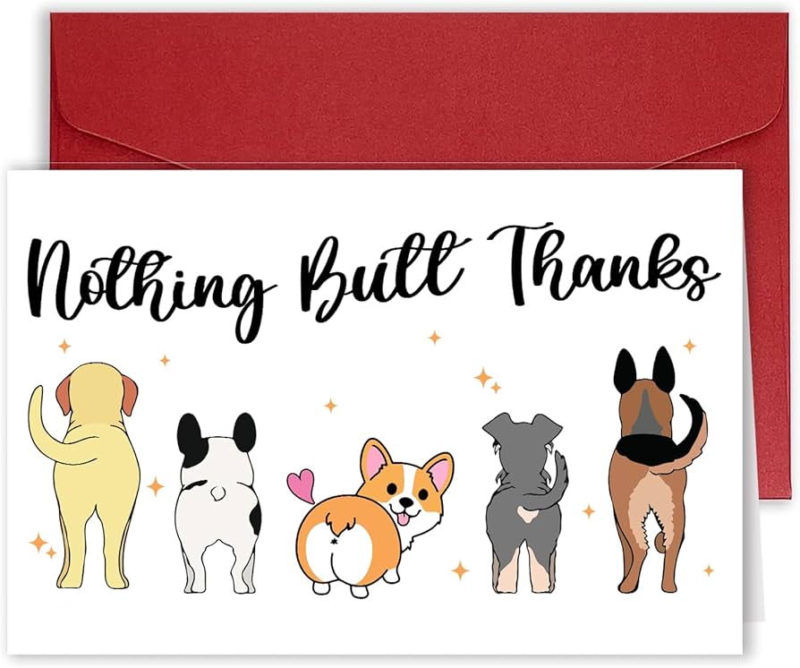 amazon-com-onechi-cute-dog-thank-you-card-for-teachers-boss-friends-funny-appreciation-gifts-for-women-men-veterinarian-gifts-nothing-butt-thanks-pun-card-office-products for Free Printable Dog Thank You Cards Amazon.com : ONECHI Cute Dog Thank You Card for Teachers Boss Friends, Funny Appreciation Gifts for Women Men, Veterinarian Gifts, Nothing Butt Thanks Pun Card : Office Products for Free Printable Dog Thank You Cards