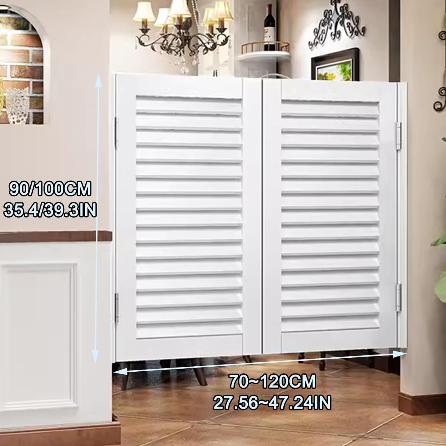 Porte a battente in legno massello resistente, stile saloon doppia porta bancone con meccanismo di chiusura automatica, per cucina, bagno, bar, portico, ingresso, interni ed esterni