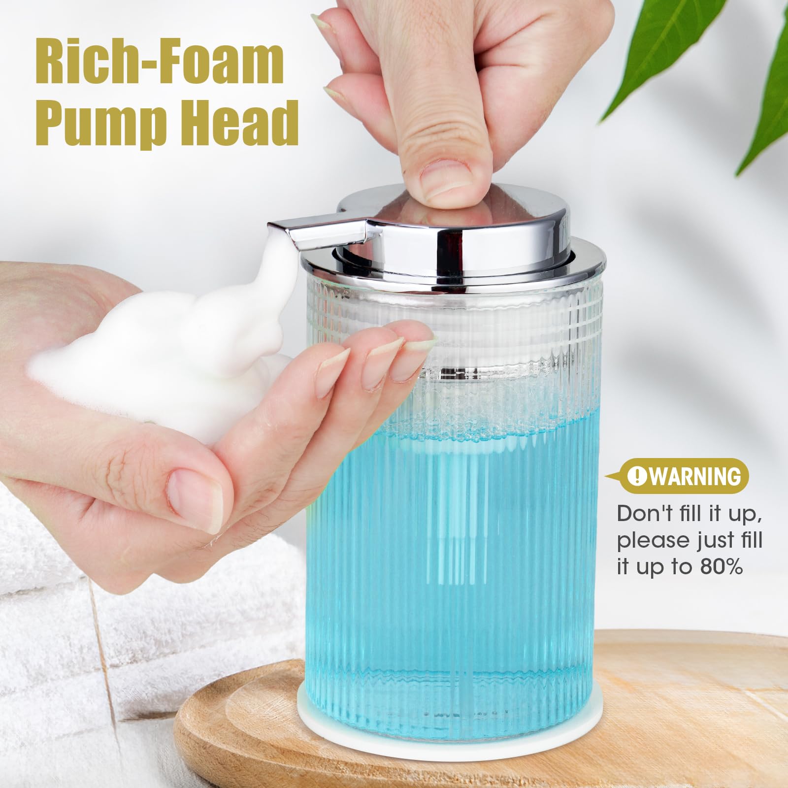 NiHome Dispenser Di Sapone Per Le Mani Multifunzionale In