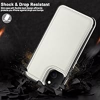 Vista 24 de LETO para iPhone 15 Pro Funda tipo cartera - Tapa tipo folio con patada - Diseños de moda - Tarjetero - Funda protectora para mujeres y niñas - 6.1