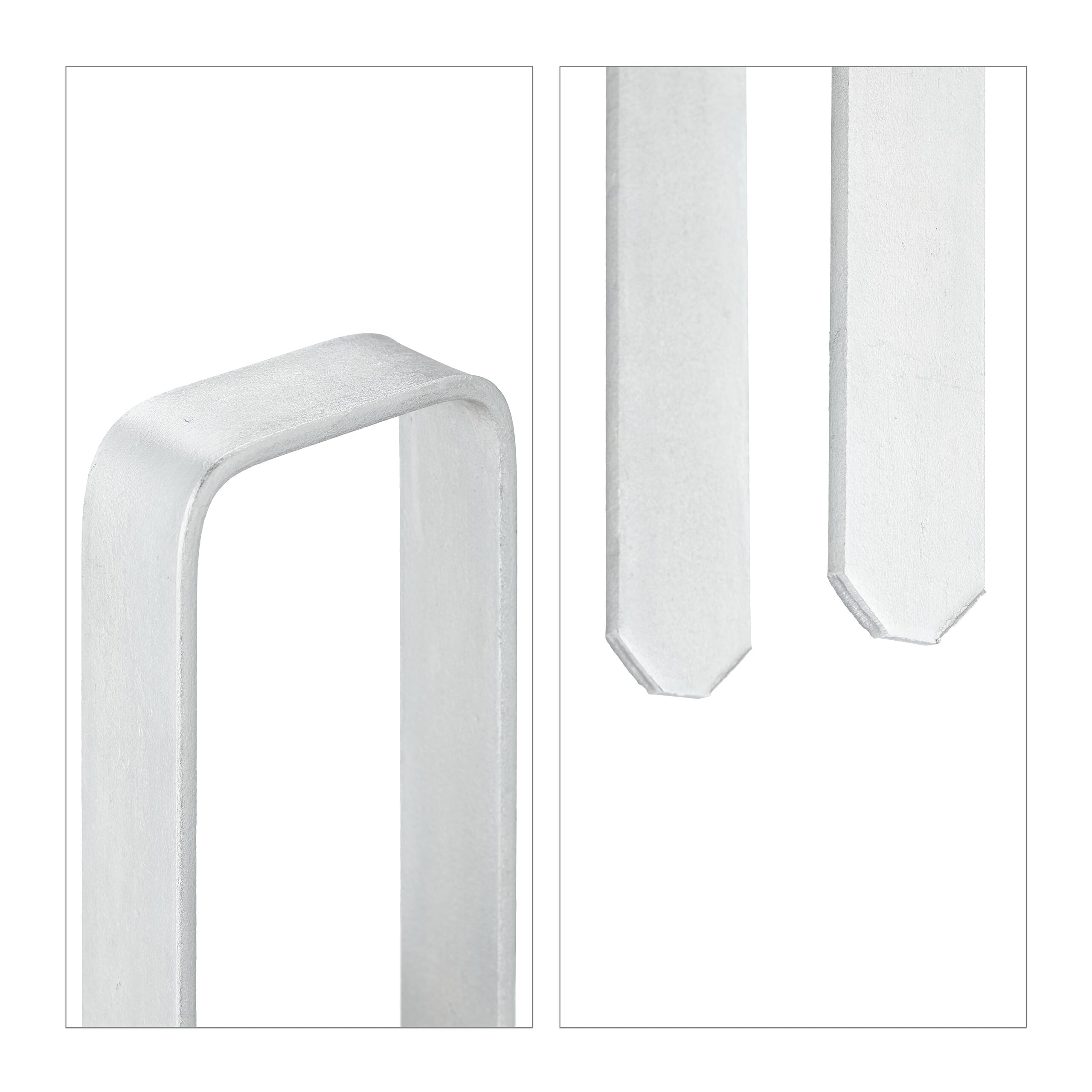 Picchetti Per Archi Da Giardino - 4 Pezzi, Acciaio Verniciato, 30cm - Per Rose E Rampicanti - Foto 9