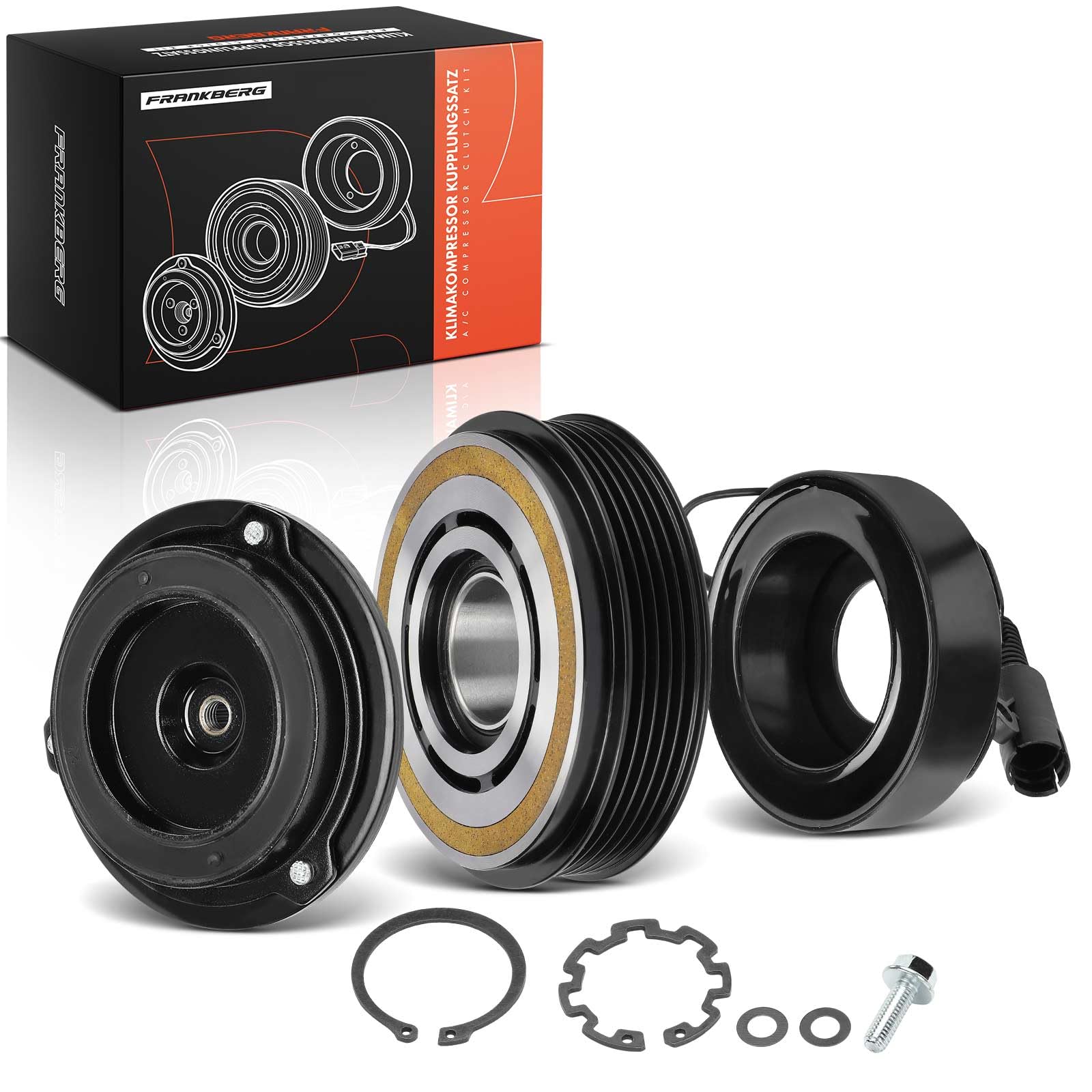 Frankberg 1x Kit d'embrayage du Compresseur de Climatisation