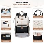 Maelstrom Travel Laptop Backpack for Women Men,Backapck Fits 15.6-17.3 Inch Laptop, Teacher/Work Bag with Insulated Lunch Box
