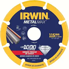 IRWIN Disco para Corte de Metal MetalMax de 4.5 Pol. x 7/8 Pol. (115mm x 23mm) 1998845