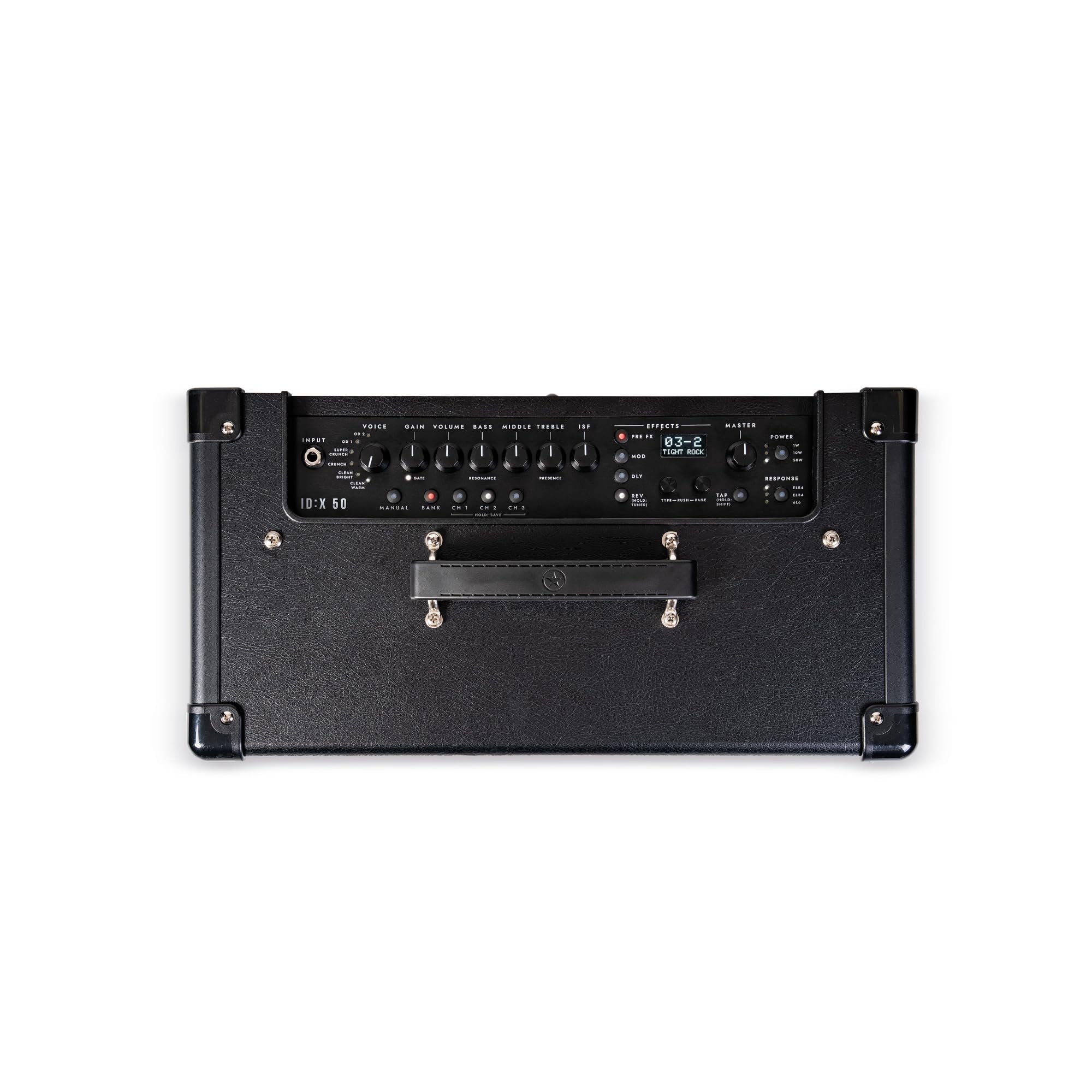 Blackstar ID:X 50 Digitaler 50W Gitarren-Combo-Verstärker mit integrierten Effekten, sechs Amp-Voices, variablen Leistungsmodi, USB-C- und XLR-Ausgang für Zuhause, Studio und Bühne