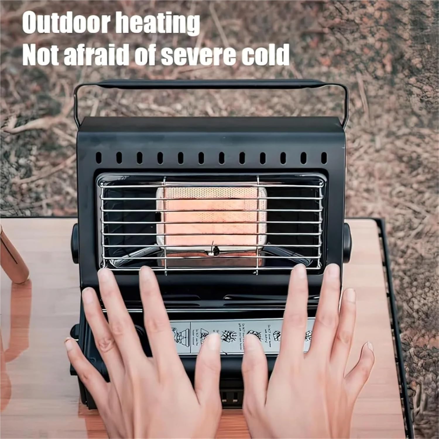 Kerosene Heater, Portable Gas Camping Stove Outdoor Picnic BBQ Hand Warmer Home Heater Cassette For Tent Fishing,for Indoor Camping Garage